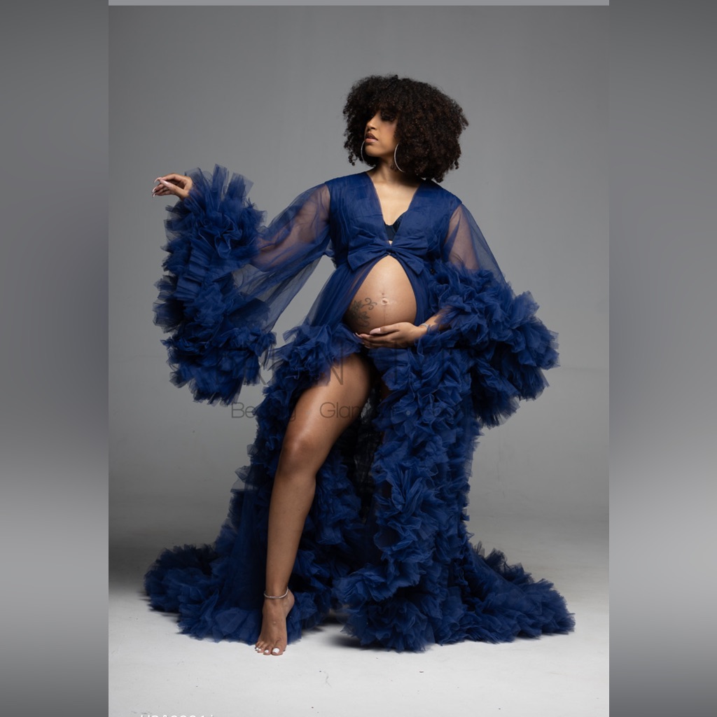 Tulle Robe With Train
